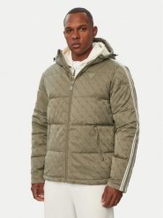 Guess Kurtka zimowa Z5BL02 WFIQ2 Zielony Regular Fit. Zielone kurtki Guess, na zimę, l, z aplikacjami, z syntetyku, bez kaptura. Za 954.99 zł.