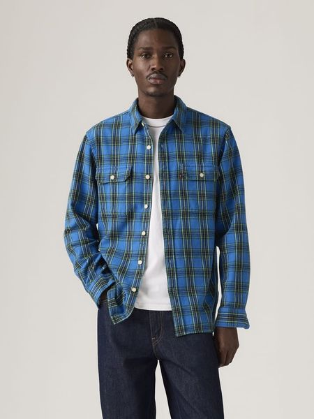 Levi's Koszula "Jackson Worker" - Relaxed fit - w kolorze niebieskim rozmiar: L. Niebieskie koszule Levi's®, l, bez wzorów, z bawełny, bez kołnierzyka, bez ramiączek. Za 139.95 zł.