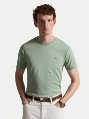 Polo Ralph Lauren T-Shirt 710740727505 Zielony jasny Regular Fit. Zielone koszulki polo Polo Ralph Lauren, m, bez wzorów, z bawełny, bez kołnierzyka, bez ramiączek. Za 439.99 zł.