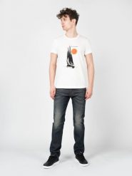 Diesel T-Shirt "T-Iny" | A05152-0ASUB-141 | Mężczyzna | Biały. Białe t-shirty Diesel, m, bez wzorów, z bawełny, bez kołnierzyka, bez ramiączek. W wyprzedaży za 149.00 zł.