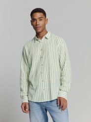 No Excess Koszula - Regular fit - w kolorze zielonym rozmiar: XXL. Zielone koszule No Excess, xxl, bez wzorów, bez kołnierzyka, bez ramiączek. Za 130.19 zł.