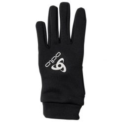 Rękawiczki zimowe multifunkcyjne dla dorosłych Odlo STRETCHFLEECE LINER E. Czarne rękawiczki ODLO, na zimę, bez wzorów. Za 139.99 zł.