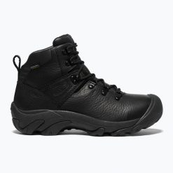 Buty trekkingowe męskie Keen Pyrenees. Czarne buty trekkingowe Keen, bez wzorów, bez zapięcia, trekkingowe. Za 503.99 zł.