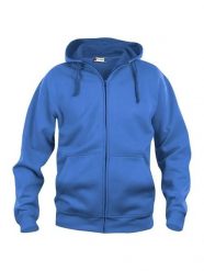 Clique Basic Hoody Full Zip – męska bluza z kapturem, odporna na piling. Niebieskie bluzy z kapturem CLIQUE, m, bez wzorów, z bawełny, z kapturem. Za 183.98 zł.
