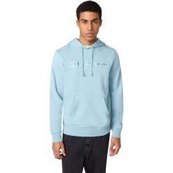 Bluza męska CHAMPION Hooded Sweatshirt. Niebieskie bluzy z kapturem Champion, m, bez wzorów, z materiału, z kapturem. Za 190.99 zł.