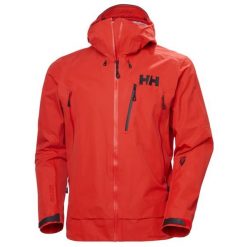 Kurtka narciarska Helly Hansen Odin 9 Worlds Infinity Shell J. Czerwone kurtki przeciwdeszczowe Helly Hansen, l, bez wzorów, bez kaptura. W wyprzedaży za 2,202.50 zł.