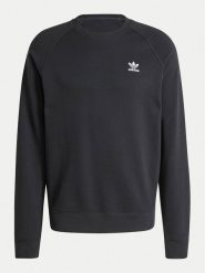 Adidas Bluza Trefoil Essentials IW5792 Czarny Regular Fit. Czarne bluzy Adidas, m, bez wzorów, z bawełny, bez kaptura. Za 139.99 zł.