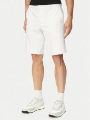 BOSS Szorty materiałowe 50511436 Biały Regular Fit. Białe szorty Boss, m, bez wzorów, z materiału. Za 599.99 zł.
