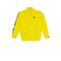 Bluza z pełny zamek błyskawiczny na co dzień. Brązowe bluzy LEONE 1947 APPAREL, bez wzorów, z bawełny, bez kaptura. W wyprzedaży za 89.72 zł.