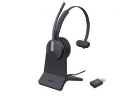 Yealink WH64 Hybrid Mono with Charging Stand Headset Zestaw słuchawkowy Bezprzewodowy Opaska na głowę Biuro/centrum telefoniczne Micro-USB Bluetooth C. Słuchawki bezprzewodowe yealink. Za 602.99 zł.