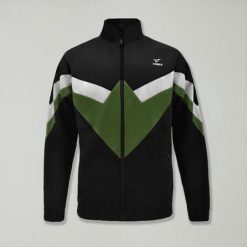 Lekka kurtka Loose do biegania czarno-militarnie zielona. Czarne kurtki do biegania Legea, bez wzorów, do biegania. Za 116.00 zł.