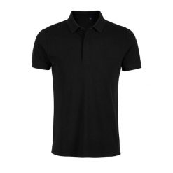 Polo Sol's Owen. Czarne koszulki polo SOL'S, m, bez wzorów, z bawełny, bez kołnierzyka, bez ramiączek. Za 134.50 zł.