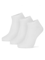 Gino Rossi Skarpety 3MB-001-AW24 (3-pack) Biały. Białe skarpety Gino Rossi, bez wzorów, z bawełny. Za 29.99 zł.