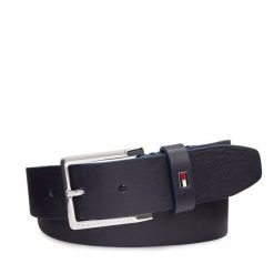 Pasek Męski Tommy Hilfiger. Niebieskie paski Tommy Hilfiger, bez wzorów. Za 139.99 zł.