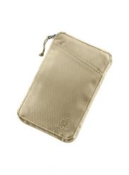Portfel turystyczny Deuter Travel Wallet - desert. Brązowe portfele Deuter, bez wzorów. Za 153.99 zł.