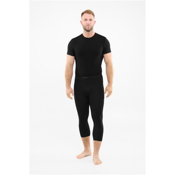 Bielizna męska VIKING Eiger 2.0 Pants 3/4 Bamboo. Czarna bielizna termoaktywna Viking, l, bez wzorów, z bawełny, bez ramiączek, na fitness i siłownię. Za 99.90 zł.