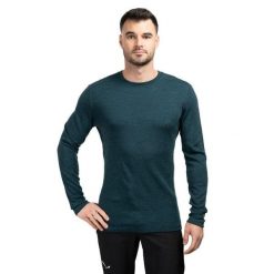 Longsleeve termoaktywny męski Smartwool Merino 250 Baselayer Crew Boxed. Niebieskie bielizna termoaktywna Smartwool, l, bez wzorów, z wełny, bez ramiączek, trekkingowe. Za 405.38 zł.