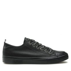 Trampki Big Star Shoes. Czarne trampki BIG STAR SHOES, m, bez wzorów, bez zapięcia. Za 99.99 zł.