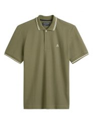 Marc O´Polo Koszulka polo w kolorze khaki rozmiar: XL. Brązowe koszulki polo xl, bez wzorów, z bawełny, bez kołnierzyka, bez ramiączek. Za 181.33 zł.