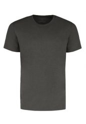 Gładka koszulka TM-MODE. Szare t-shirty Volcano, l, bez wzorów, z bawełny, bez kołnierzyka, bez ramiączek. Za 69.99 zł.