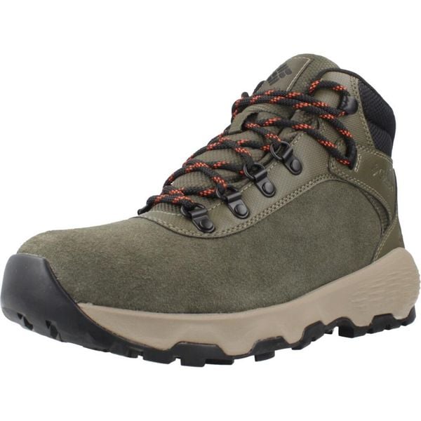 Buty COLUMBIA NEWTON WANDER Zielony. Zielone buty turystyczne Columbia, bez wzorów, ze skóry, bez zapięcia, trekkingowe. Za 429.99 zł.