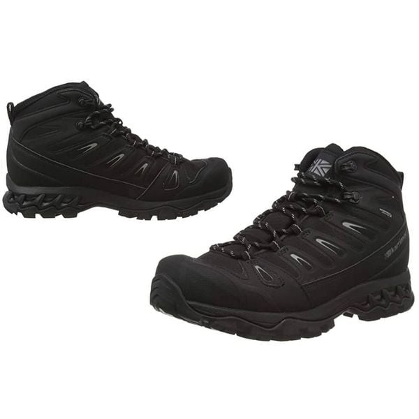 Buty trekkingowe męskie Karrimor Puma Mid. Czarne buty trekkingowe Karrimor, bez wzorów, z gumy, bez zapięcia, trekkingowe. Za 565.99 zł.