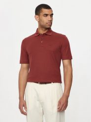 Boss Polo Press 55 50508830 Czerwony Regular Fit. Czerwone koszulki polo Boss, l, bez wzorów, z wiskozy, bez kołnierzyka, bez ramiączek. Za 339.99 zł.