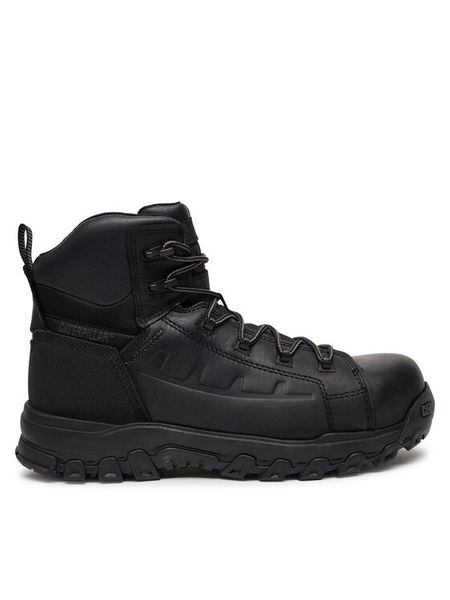 CAT Footwear Trapery Threshold Rebound Wp Nm Ct S7L Hro Fo Sr P726046 Czarny. Czarne trapery CAT Footwear, ze skóry, bez zapięcia. Za 559.99 zł.