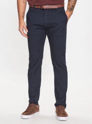 INDICODE Spodnie materiałowe Gower 65-159 Granatowy Regular Fit. Niebieskie spodnie materiałowe INDICODE, m, bez wzorów, z bawełny. Za 169.99 zł.