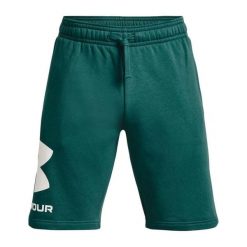 Shorty Męskie Polar Logo Rival. Zielone bluzy z polaru Under Armour, m, bez wzorów, z polaru, bez kaptura. Za 221.99 zł.
