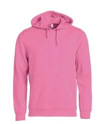 Clique Basic Hoody bluza z kapturem unisex jaskrawy róż – bright pink. Czerwone bluzy z kapturem CLIQUE, xl, bez wzorów, z bawełny, z kapturem. Za 172.75 zł.
