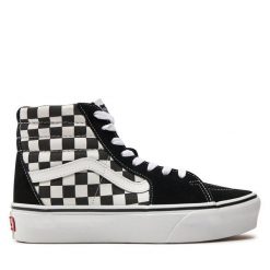 Tenisówki Vans. Czarne trampki Vans, bez wzorów, bez zapięcia. Za 259.99 zł.