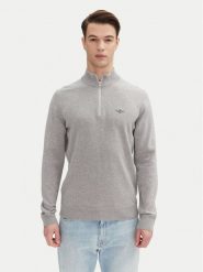Aeronautica Militare Sweter 251MA1489L506 Szary Regular Fit. Szare swetry rozpinane Aeronautica Militare, l, bez wzorów, z bawełny, bez kołnierzyka, bez ramiączek. Za 369.99 zł.