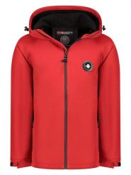 Geographical Norway Kurtka softshellowa "Tamigoglass" w kolorze czerwonym rozmiar: L. Czerwone kurtki outdoor i hardshell Geographical Norway, l, bez wzorów, bez kaptura. Za 201.08 zł.