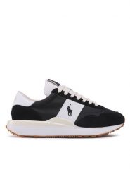 Polo Ralph Lauren Sneakersy Train 89 809878008001 Czarny. Czarne buty sportowe casual Polo Ralph Lauren, bez wzorów, z materiału, bez zapięcia. Za 459.99 zł.