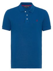 SIR RAYMOND TAILOR Koszulka polo w kolorze niebieskim rozmiar: XL. Niebieskie koszulki polo Sir Raymond Tailor, xl, bez wzorów, z bawełny, bez kołnierzyka, bez ramiączek. Za 122.96 zł.