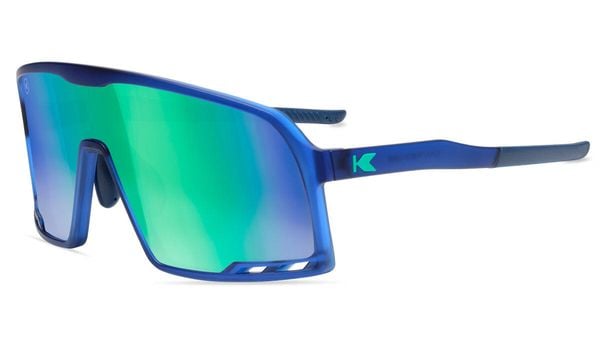 Okulary przeciwsłoneczne dla dorosłych - kategoria 3 - Rubberized Navy / Mint. Niebieskie okulary przeciwsłoneczne KNOCKAROUND. Za 260.95 zł.