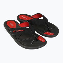 Japonki męskie RIDER R Line Plus II. Czarne japonki Rider, bez wzorów. Za 99.99 zł.