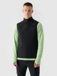 4F Bezrękawnik do biegania Ultralight męski - czarny XL. Czarne kamizelki sportowe 4F, m, bez wzorów, z dzianiny, bez kaptura, do biegania. Za 269.99 zł.
