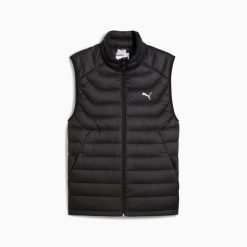 Bezrękawnik męski Puma PACKLITE DOWN 68521301. Czarne odzież kompresyjna Puma, na zimę, l, bez wzorów, z puchu. Za 320.99 zł.