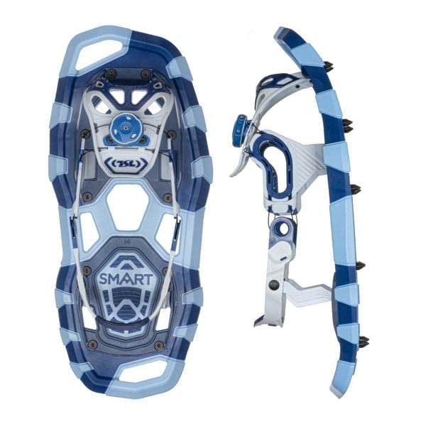 Rakiety śnieżne TSL Smart. Brązowe buty trekkingowe TSL, na zimę, bez wzorów, bez zapięcia. Za 801.00 zł.