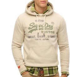 Bluza z kapturem Superdry Vl Heritage. Brązowe bluzy z kapturem Superdry, s, bez wzorów, z bawełny, z kapturem. Za 351.00 zł.