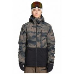Kurtka narciarska męska Quiksilver Mission Printed Block. Zielone kurtki narciarskie i snowboardowe Quiksilver, m, bez wzorów, z poliesteru, narciarskie. Za 719.99 zł.