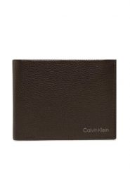 Calvin Klein Duży Portfel Męski Warmth Trifold 10Cc W/Coin L K50K507969 Brązowy. Brązowe portfele CALVIN KLEIN, bez wzorów, ze skóry. Za 279.99 zł.
