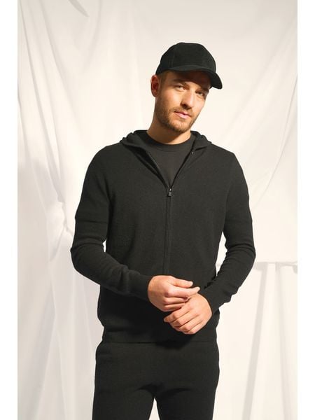 Just Cashmere Kaszmirowy kardigan "Elliot" w kolorze ciemnozielonym rozmiar: L. Zielone swetry rozpinane Just Cashmere, l, bez wzorów, z kaszmiru, bez kołnierzyka, bez ramiączek. Za 478.99 zł.