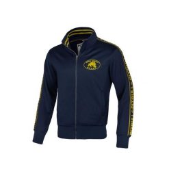 Bluza męska Pitbull rozpinana Oldschool Tape Logo Rugby Arka Gdynia. Niebieskie bluzy PITBULL, l, bez wzorów, bez kaptura. Za 199.00 zł.
