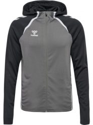 Zapinana na zamek bluza dresowa z kapturem Hummel Lead 2.0. Szare bluzy z kapturem Hummel, xl, bez wzorów, z dresówki, z kapturem. Za 286.50 zł.