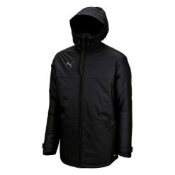 Kurtka Męska TeamFinal 21. Czarne kurtki Puma, m, bez wzorów, bez kaptura. Za 677.99 zł.