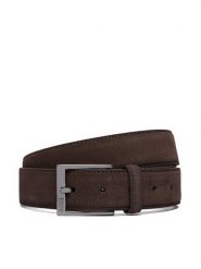 BOSS Pasek 50563958 Brązowy. Brązowe paski Boss, bez wzorów, ze skóry. Za 349.99 zł.