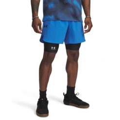 Szorty Under Armour Vanish Elite. Niebieskie szorty Under Armour, bez wzorów, sportowe. Za 304.50 zł.